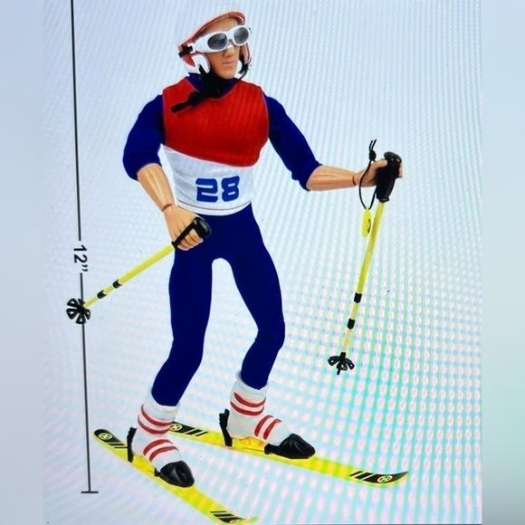 Click N' Play Sports and Adventure Skiing 12" Inch Action Figure Play Set With A - Picture 2 of 8